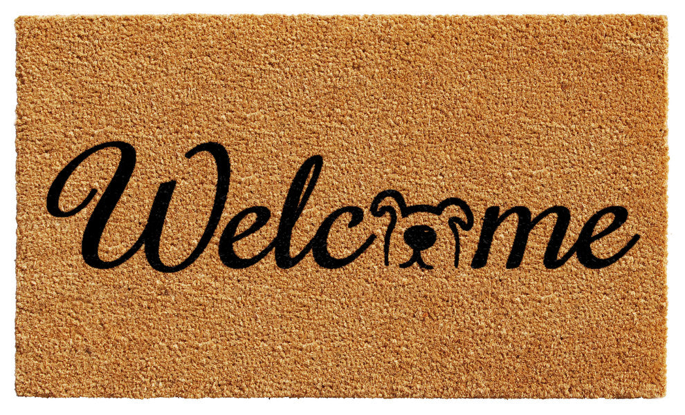 Doggie Welcome Doormat, 17"x29"