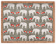 Elephant And Umbrella Rectangular Tray
