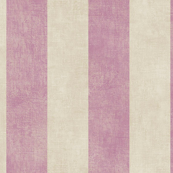 Vertical Stripe Textured Wallpaper, Pink and Taupe, Bolt
