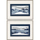 Blue View Framed Art, 2-Piece Set