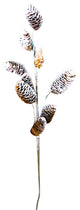 29" Christmas Snow Pincone Spray