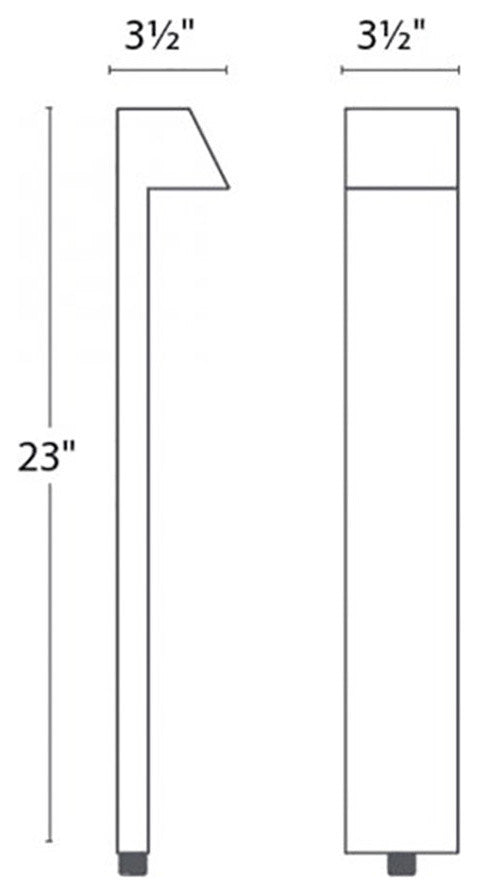 Quad LED 12V Path-Light 2700K, Bronze