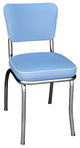 Retro Home Upholstered Dining Chair, Bristol Blue