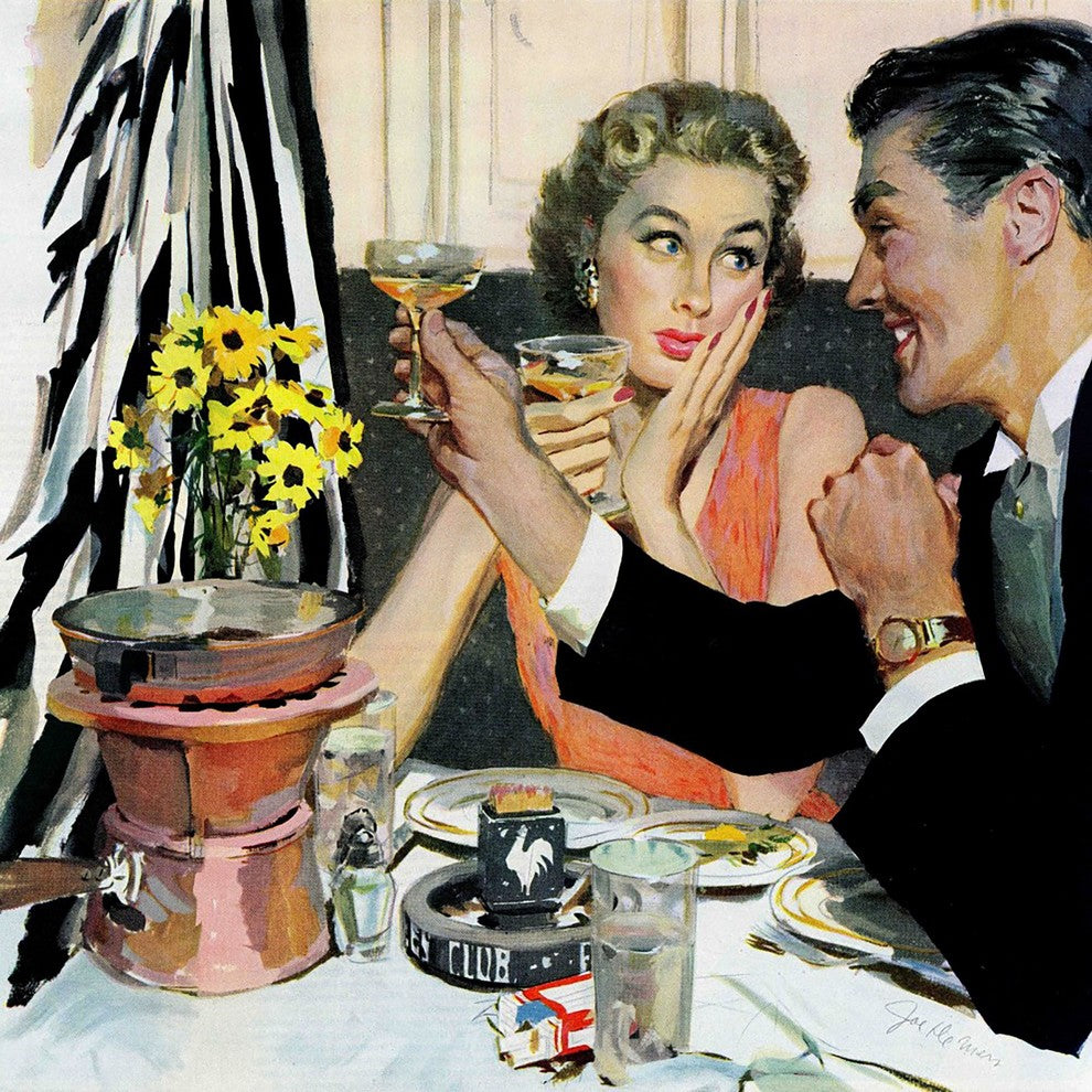 "Marriage is for Suckers" Painting Print on Canvas by Joe de Mers
