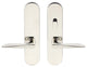 Ecco Lever, Tubular Passage With Privacy Bolt, RH, Polished Stainless Steel