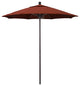 7.5' Fiberglass Umbrella Bronze, Sunbrella, Terracotta