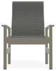 Leeward Sling Outdoor Armchair, Anchor/Storm