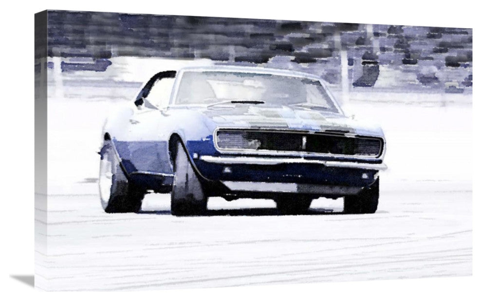 "1968 Chevy Camaro Watercolor" Fine Art Print