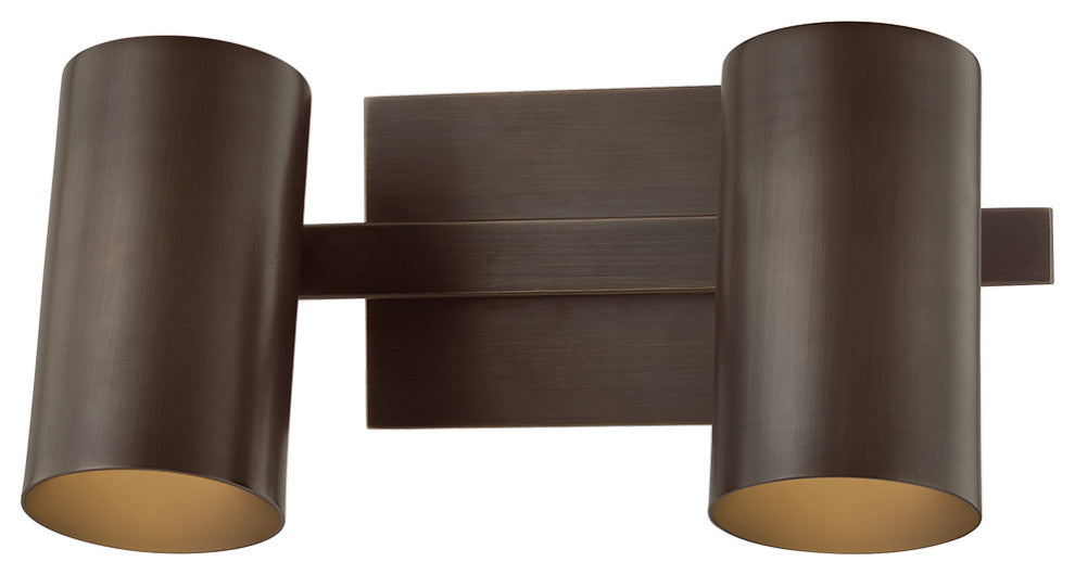 Troy Lighting Rueben Bath and Vanity Light, Bronze, 12"Lx12"Wx6.25"H