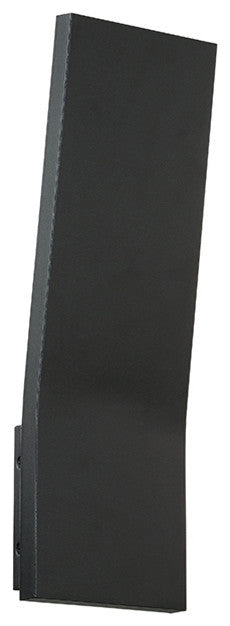 Modern Forms Blade 16" LED Outdoor Wall Sconce in Black
