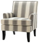 Herrera Classic Armchair With Pattern, Gray