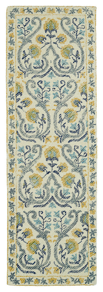 Kaleen Hand-Tufted Montage Collection Rug, 2'6"x8'