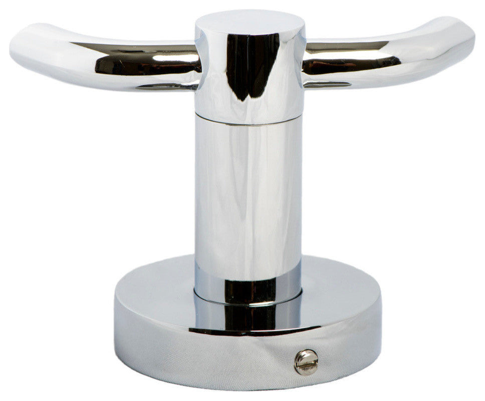 Venezia Series Double Robe Hook, Chrome