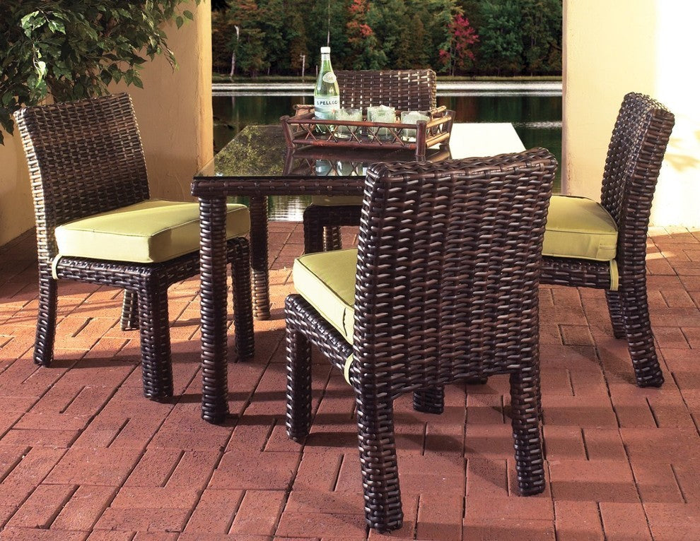 St. Tropez Square Dining Set, Cornsilk