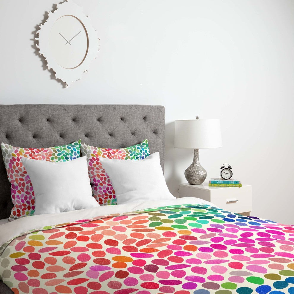 Deny Designs Garima Dhawan Rain 5 Duvet Cover - Lightweight