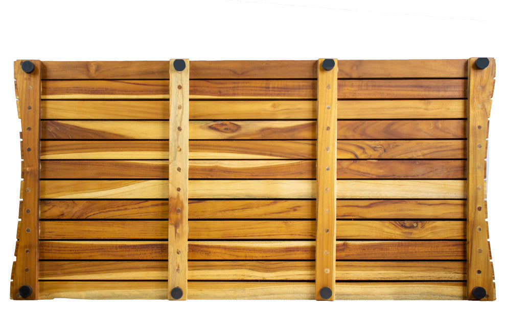 EcoDecors Teak  Shower Bath Floor Mat, 40"x20"