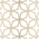 Modern Star Geometric Wallpaper, Taupe and White, Set of 2 Bolts