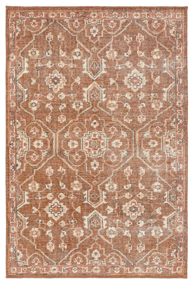 Tuscany Olivia Area Rug, Terracotta, 9'x12'
