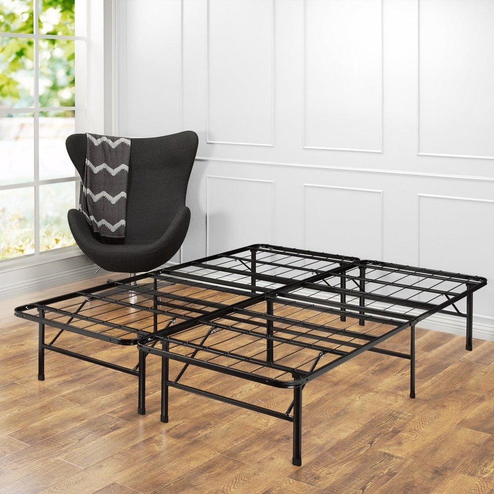 14-Inch Mattress Foundation Platform Bed Frame, Queen