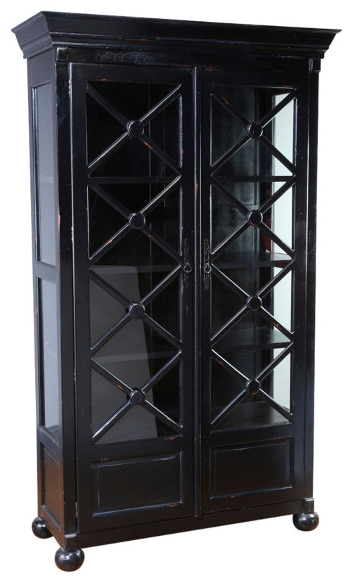 Anya 2-Door Cabinet, Black