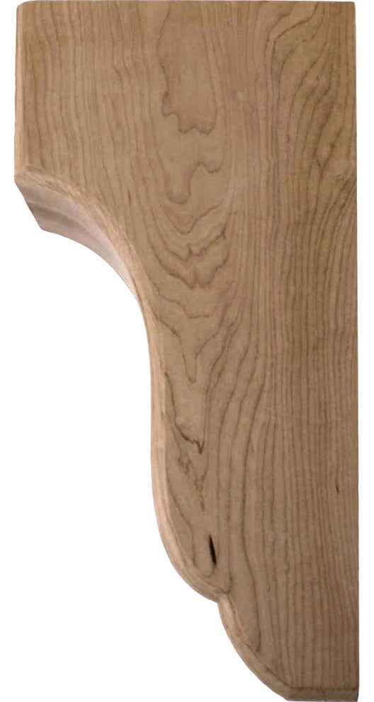 5 3/4"W x 7"D x 14"H Capistrano Mission Corbel, Cherry