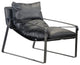 Connor Club Chair Onyx Black Leather
