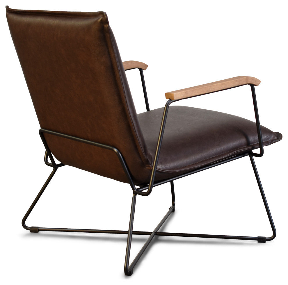 Sydney Lounge Chair, Brown