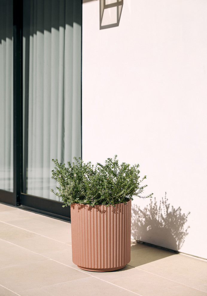 Veradek Demi Series Planter, Terracotta, 16", 2 Pack
