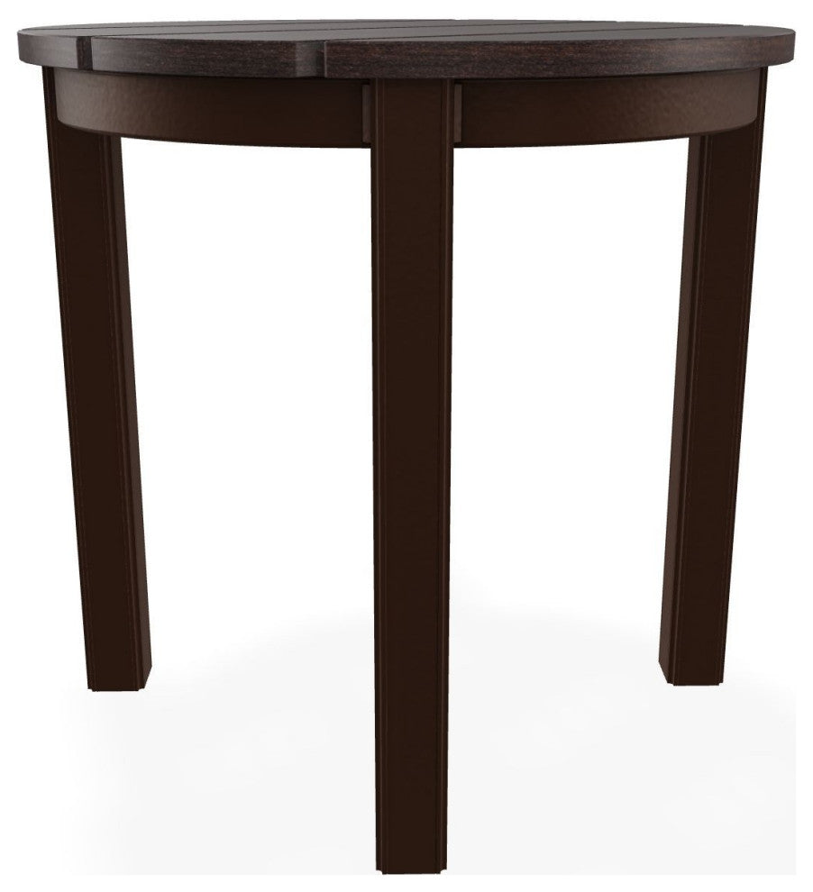 21" Round Rustic Outdoor End Table, Kona