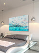 "Sunbathers" Painting Print on Wrapped Canvas, 18"x12"