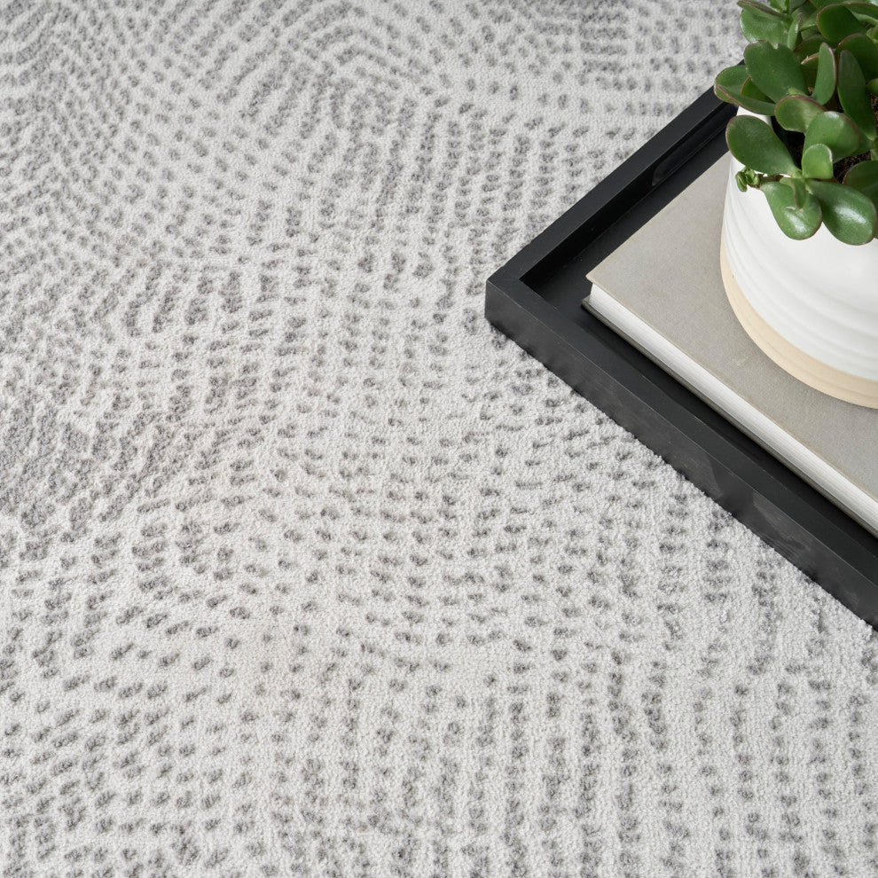 DKNY Central Park West 9' x 12' Grey Modern Indoor Rug
