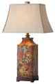 Uttermost Colorful Flowers Table Lamp