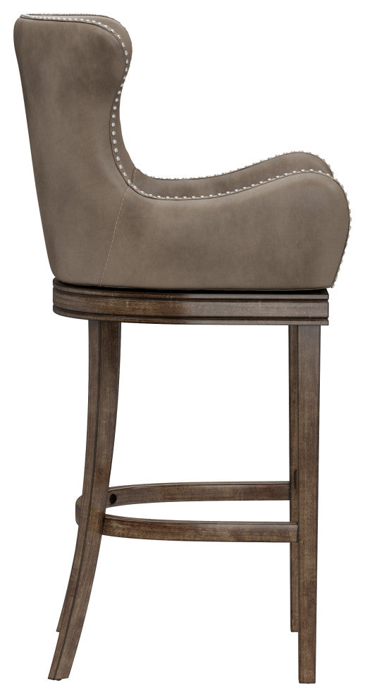 Hillsdale  Caydena Swivel Stool, Taupe, Barstool