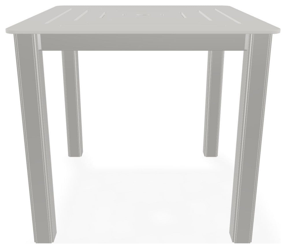21" Square Marine Grade Aluminum Outdoor End Table