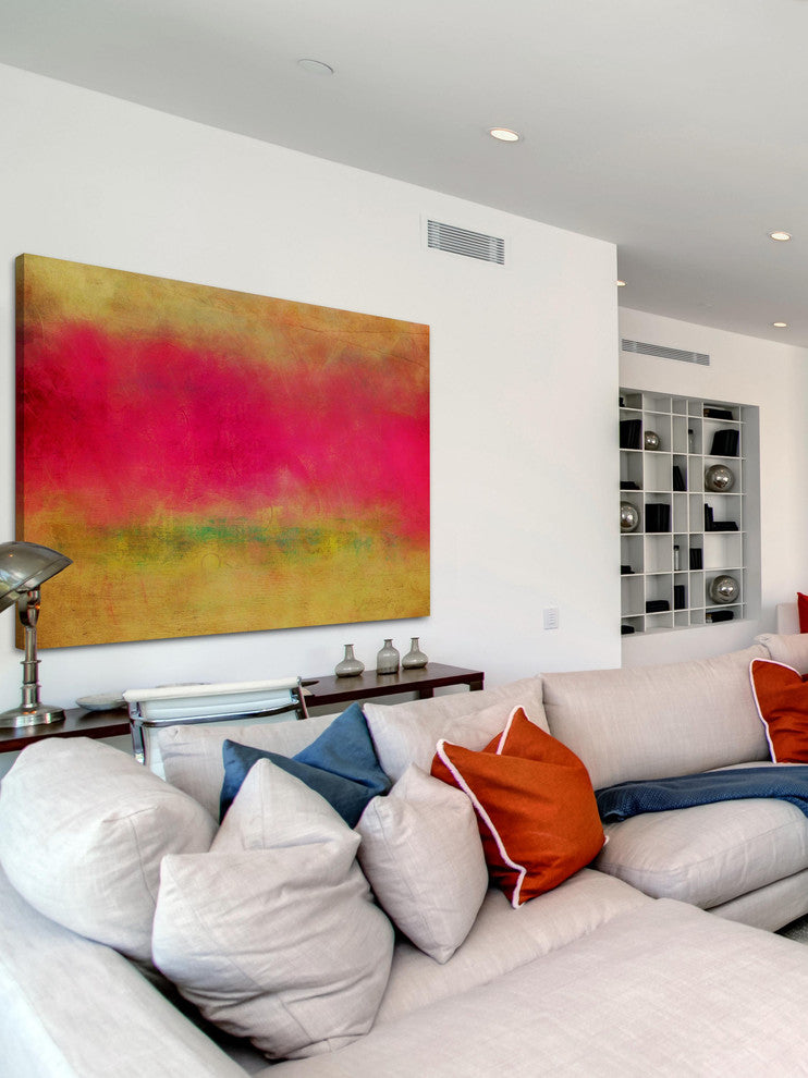 "Her Fighting Heart" Painting Print on Canvas by Jorgensen
