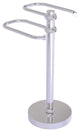 Free Standing Two Arm Guest Towel Holder, Polished Chrome