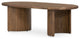 Paden Coffee Table-Seasoned Brown Acacia