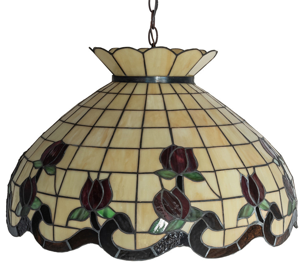 23 Wide Roseborder Pendant