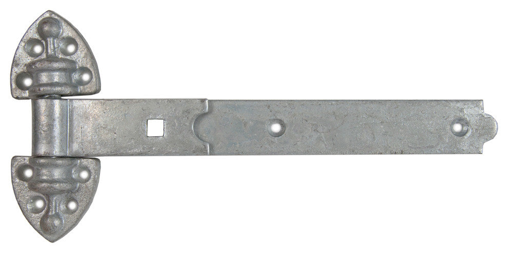 Heavy Reversible Hinges, Galvanized, 7", Pair