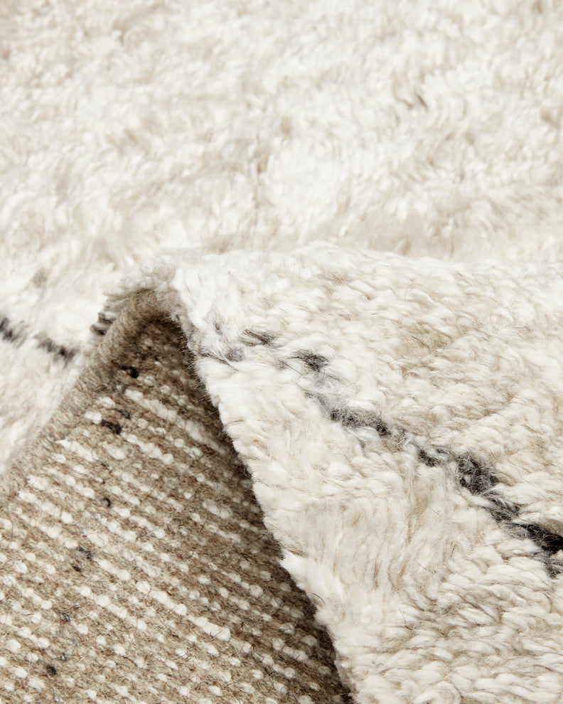 Shaggy Moroccan, Handmade Area Rug 5' 0" x 8' 0", 8 X 10