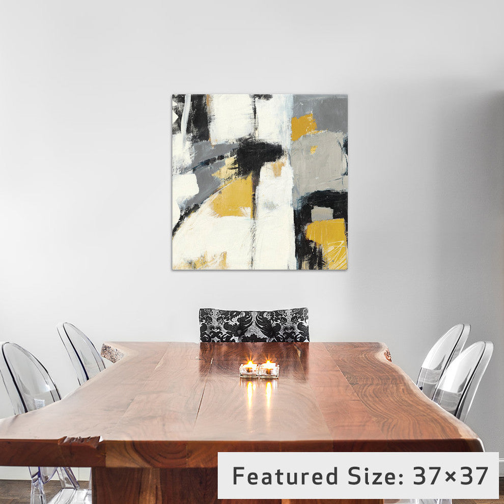 "Yellow Catalina I Gallery" by Mike Schick, 26x26x1.5"