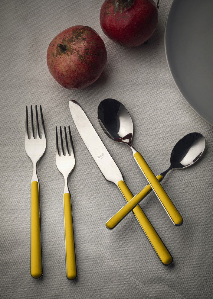 Fantasia Flatware Set, Yellow, 20 Pcs.