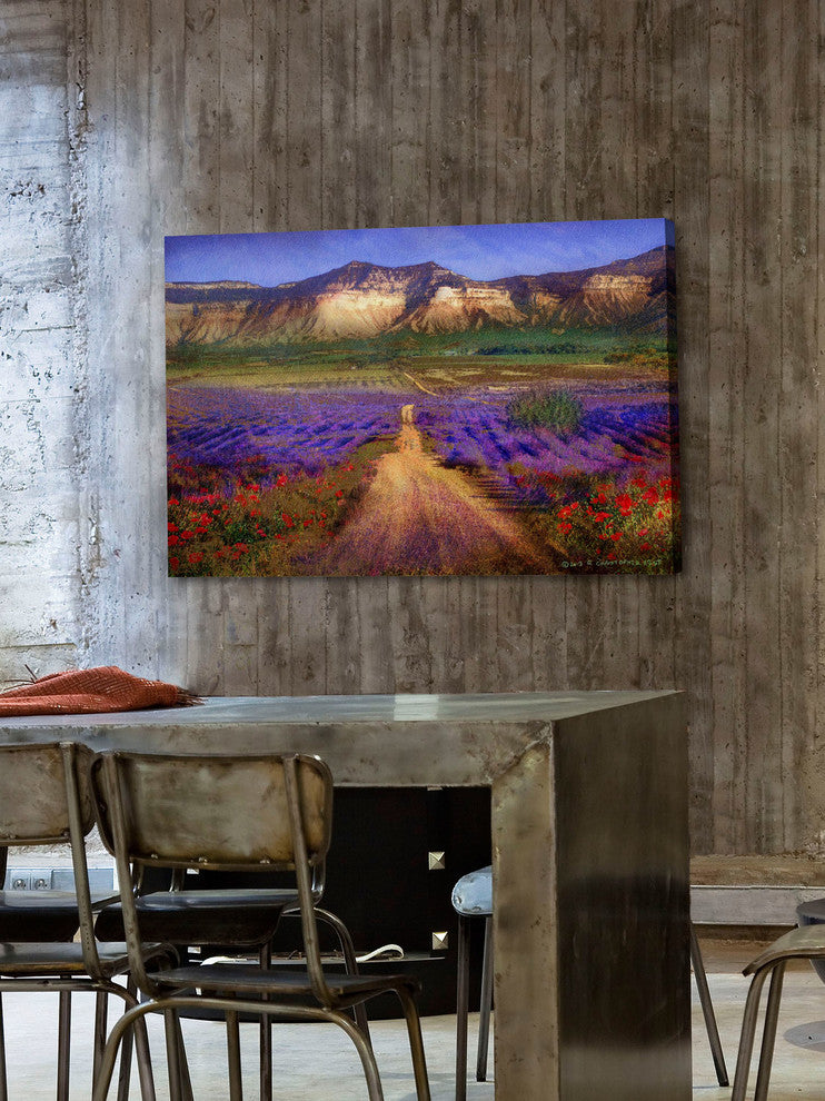 "Bountiful Valley" Painting Print on Canvas by Chris Vest
