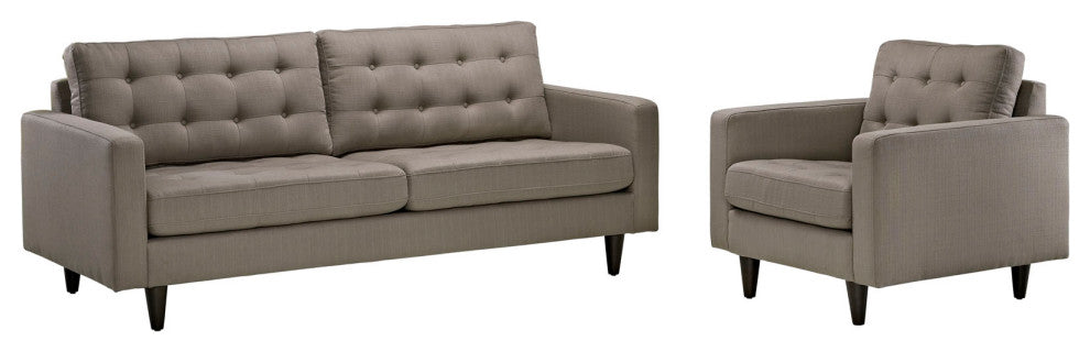 Granite Empress Armchair and Sofa Set of 2