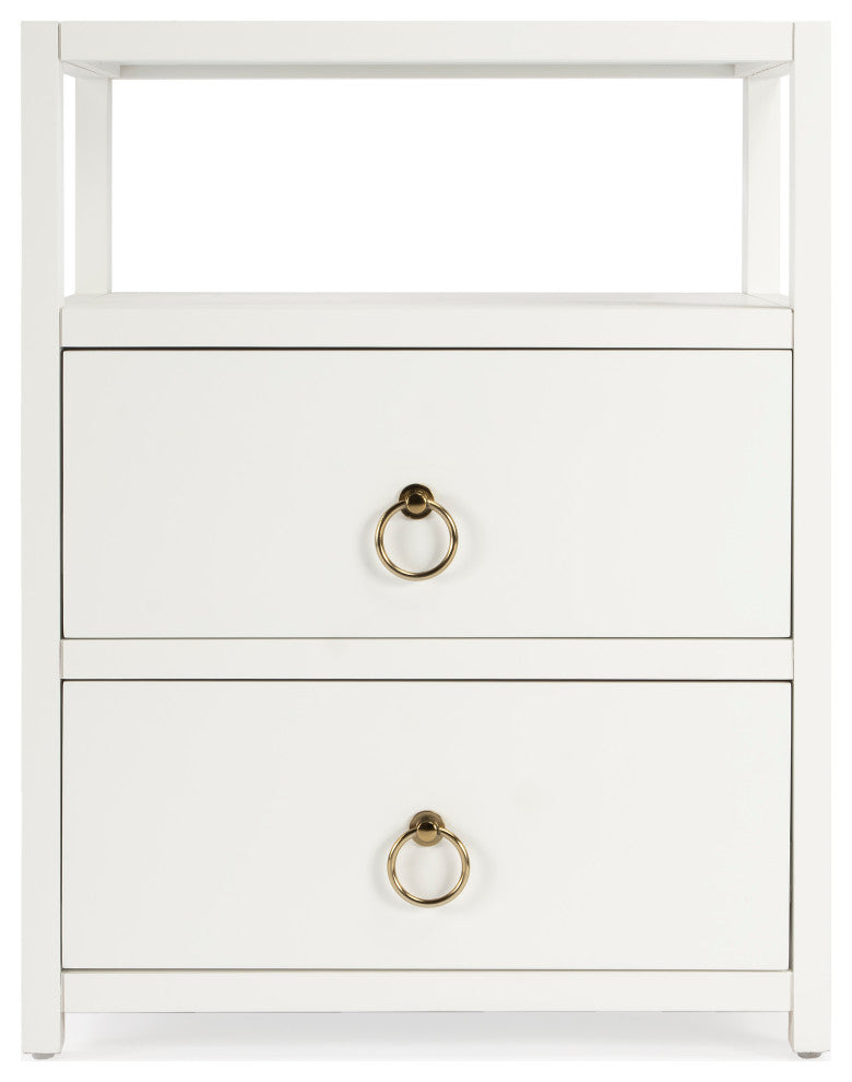 Butler Lark Nightstand, White