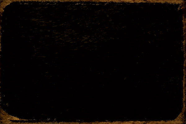 Simple Wood Bench, Old Black