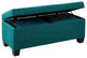 Everett 3-Pack Storage Ottoman, Teal