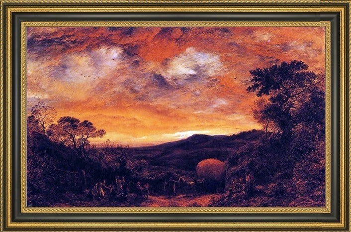 John Linnell the Last Load Framed Premium Canvas Print, 18"x27"