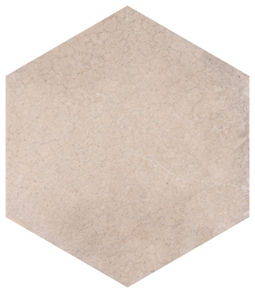 Heritage Hex Rose Porcelain Floor and Wall Tile