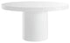 Gratify 60" Round Dining Table, White